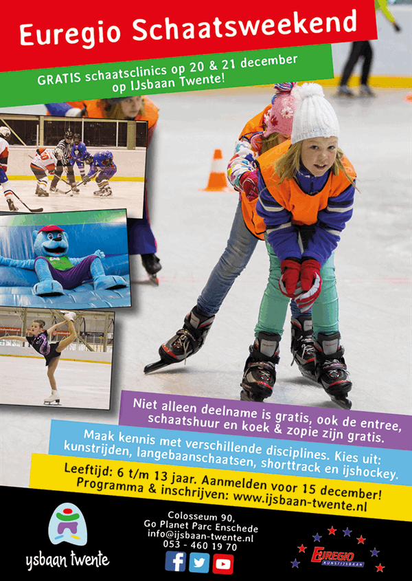 Euregio Schaatsweekend in december